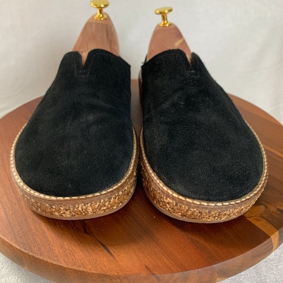 LL Bean Shoes LK-TAMALA 8M Casual Comfort Slip On Clogs Black Leather Upper New - Picture 3 of 9